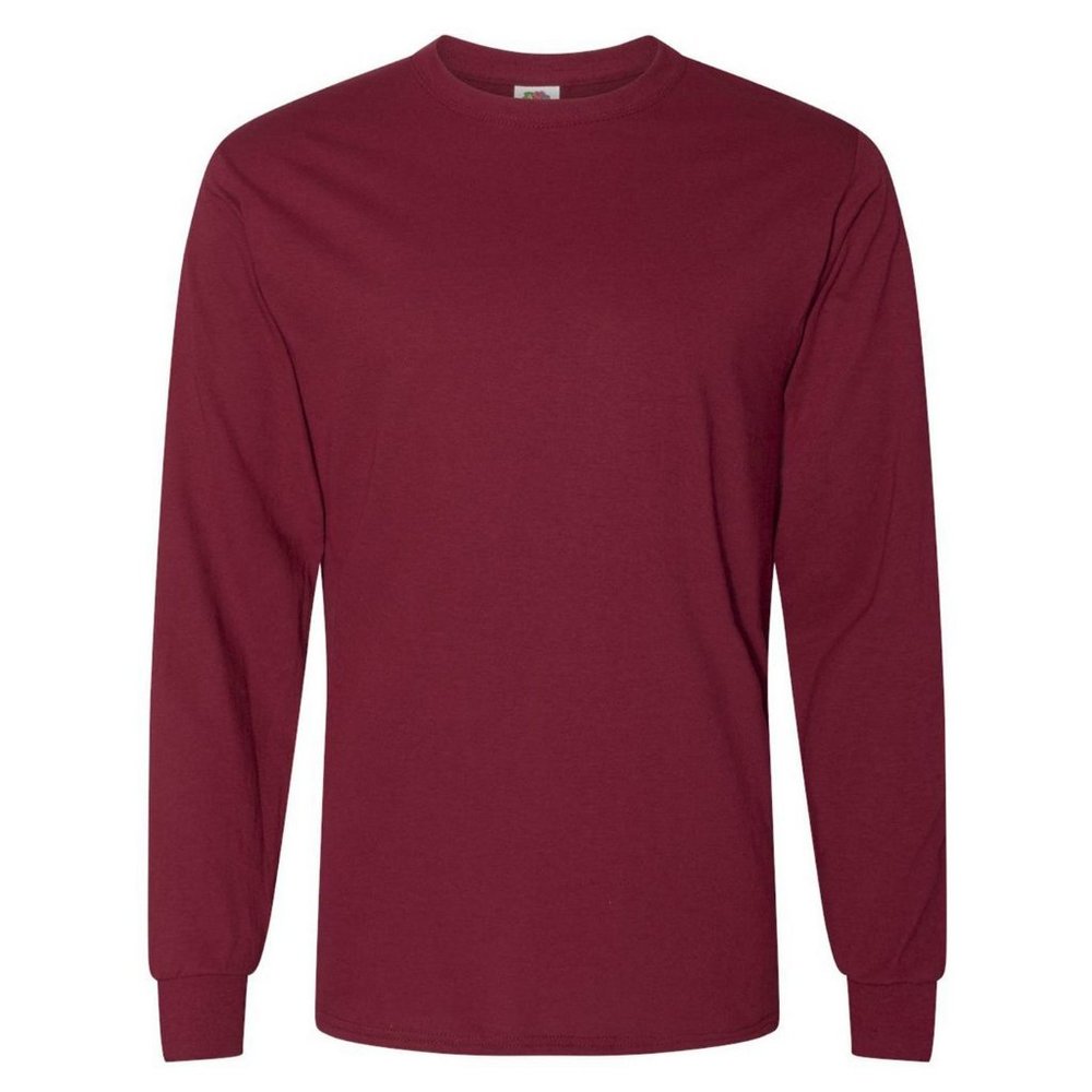 Fruit of the Loom Adult 5 oz. HD Cotton™ LongSleeve TShirt - 4930 - Card